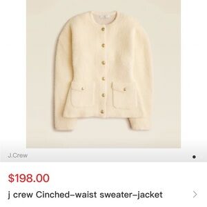J. Crew Cream Sweater Cardigan